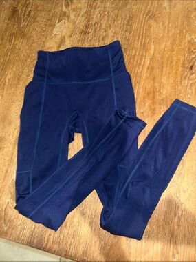 Fabletics High-Waist Active Leggings - Navy Blue